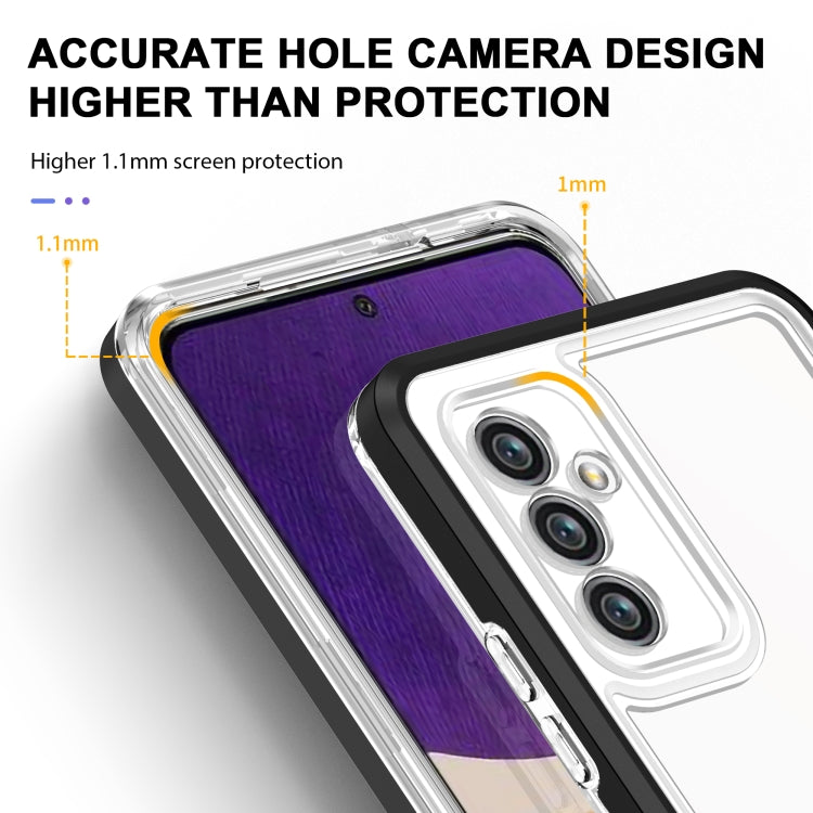 For Samsung Galaxy A82 5G Clear Acrylic+PC+TPU Shockproof Phone Case