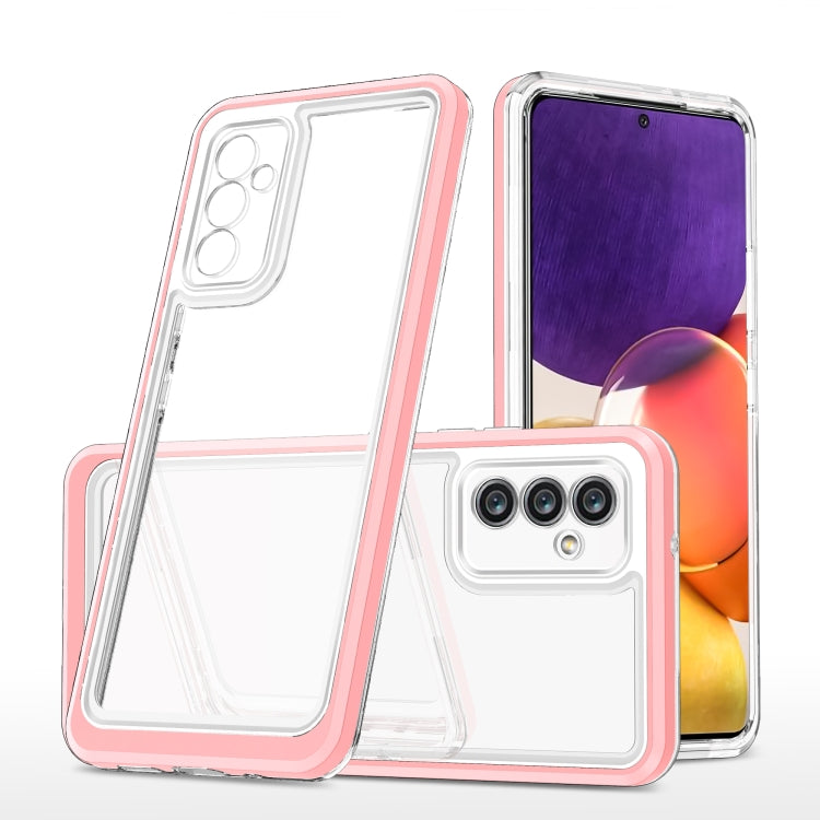 For Samsung Galaxy A82 5G Clear Acrylic+PC+TPU Shockproof Phone Case