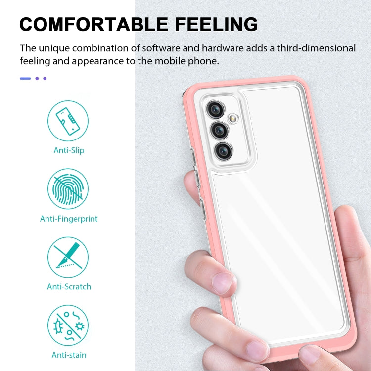 For Samsung Galaxy A82 5G Clear Acrylic+PC+TPU Shockproof Phone Case
