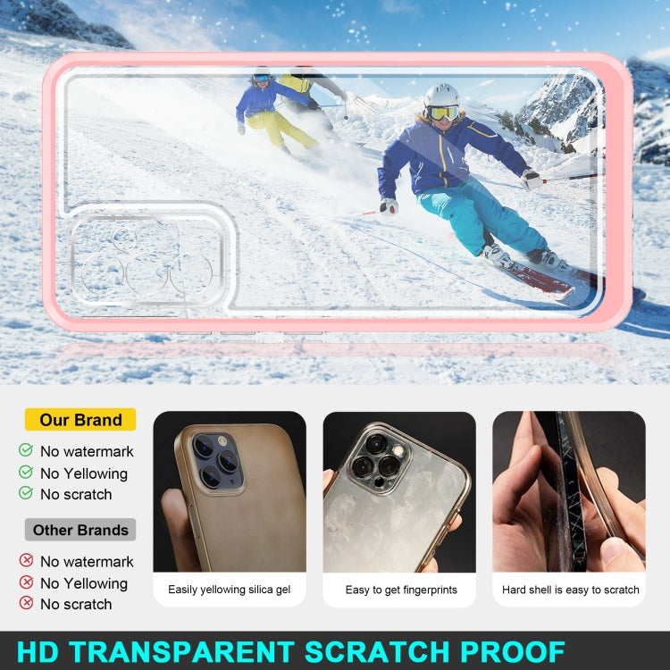 For Samsung Galaxy A82 5G Clear Acrylic+PC+TPU Shockproof Phone Case
