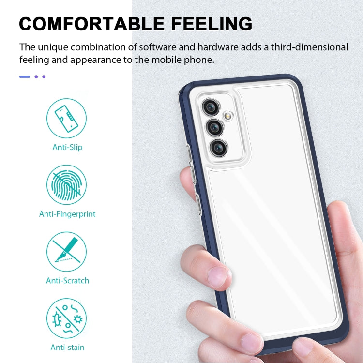 For Samsung Galaxy A82 5G Clear Acrylic+PC+TPU Shockproof Phone Case