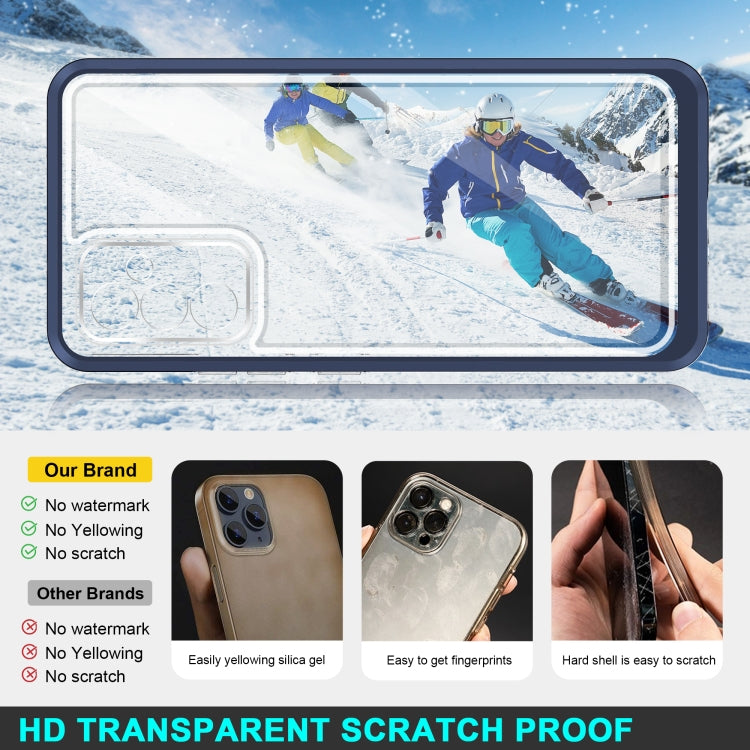 For Samsung Galaxy A82 5G Clear Acrylic+PC+TPU Shockproof Phone Case