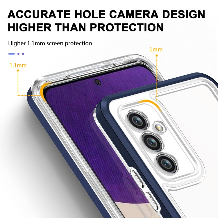 For Samsung Galaxy A82 5G Clear Acrylic+PC+TPU Shockproof Phone Case