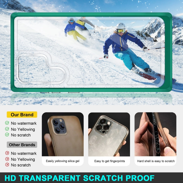 For Samsung Galaxy S22+ 5G Clear Acrylic+PC+TPU Shockproof Phone Case