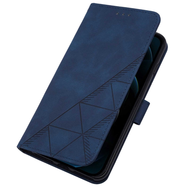 For iPhone 12 Pro Crossbody 3D Embossed Flip Leather Phone Case