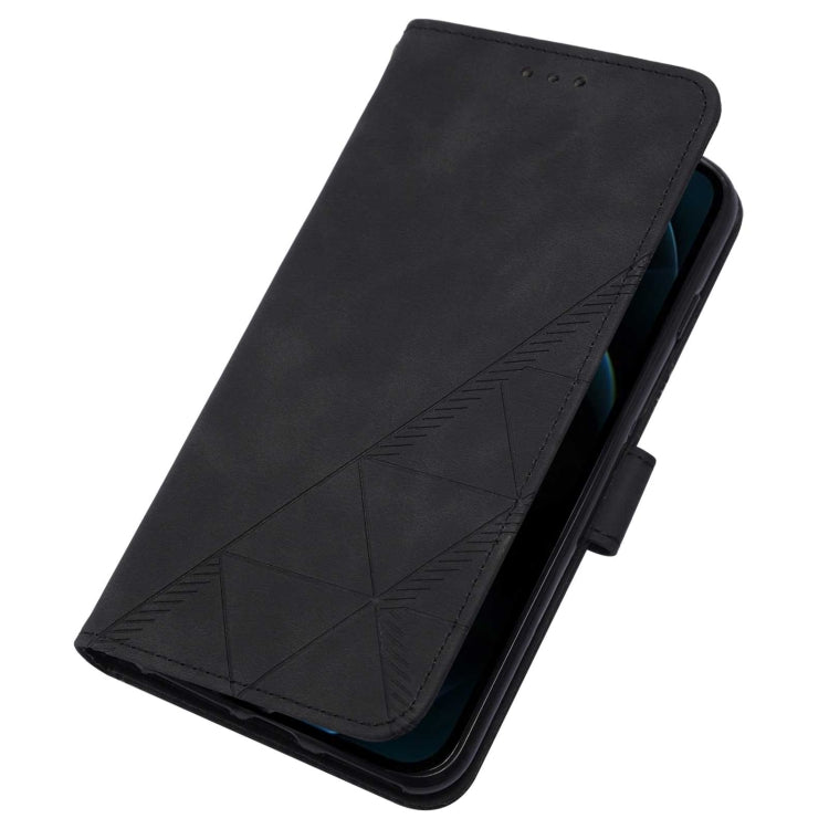 For iPhone 12 Pro Crossbody 3D Embossed Flip Leather Phone Case