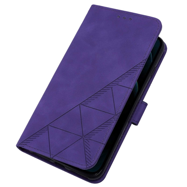 For iPhone 12 Pro Crossbody 3D Embossed Flip Leather Phone Case