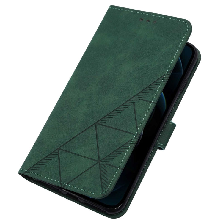 For iPhone 12 Pro Crossbody 3D Embossed Flip Leather Phone Case