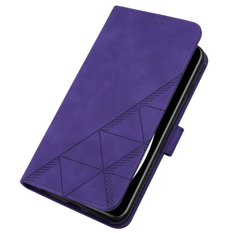 For iPhone XS Max Crossbody 3D Embossed Flip Leather Phone Case