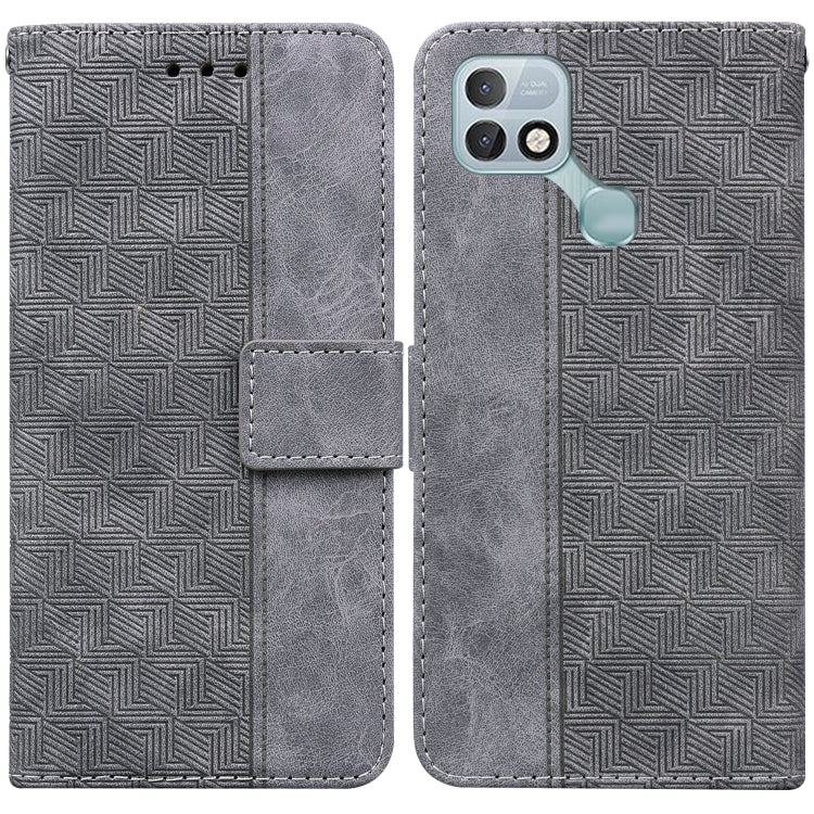 For Infinix Hot 10i / Smart 5 Pro X659B / PR652B / S658E Geometric Embossed Leather Phone Case