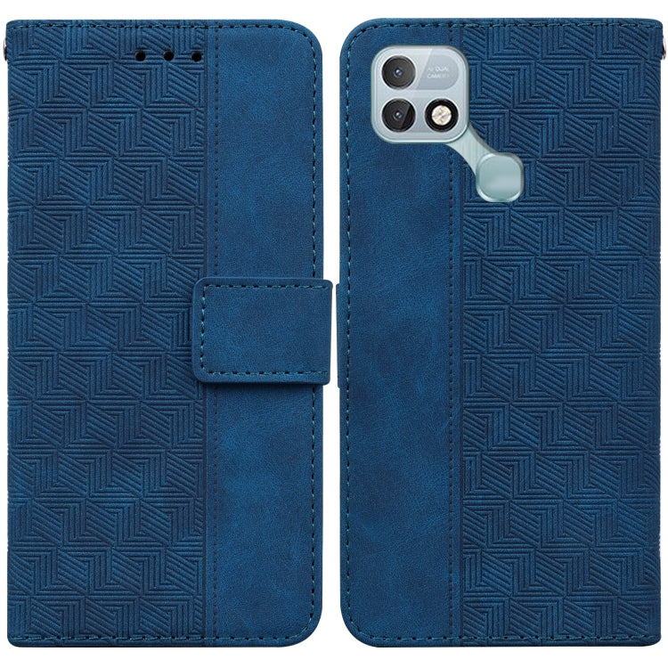 For Infinix Hot 10i / Smart 5 Pro X659B / PR652B / S658E Geometric Embossed Leather Phone Case
