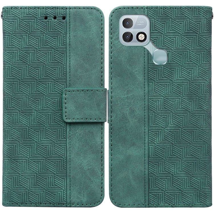 For Infinix Hot 10i / Smart 5 Pro X659B / PR652B / S658E Geometric Embossed Leather Phone Case