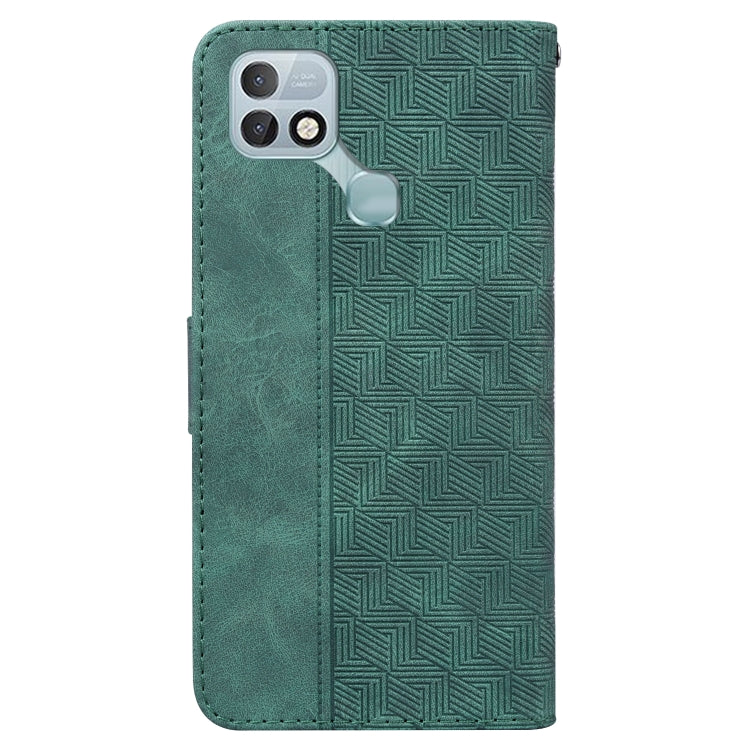 For Infinix Hot 10i / Smart 5 Pro X659B / PR652B / S658E Geometric Embossed Leather Phone Case