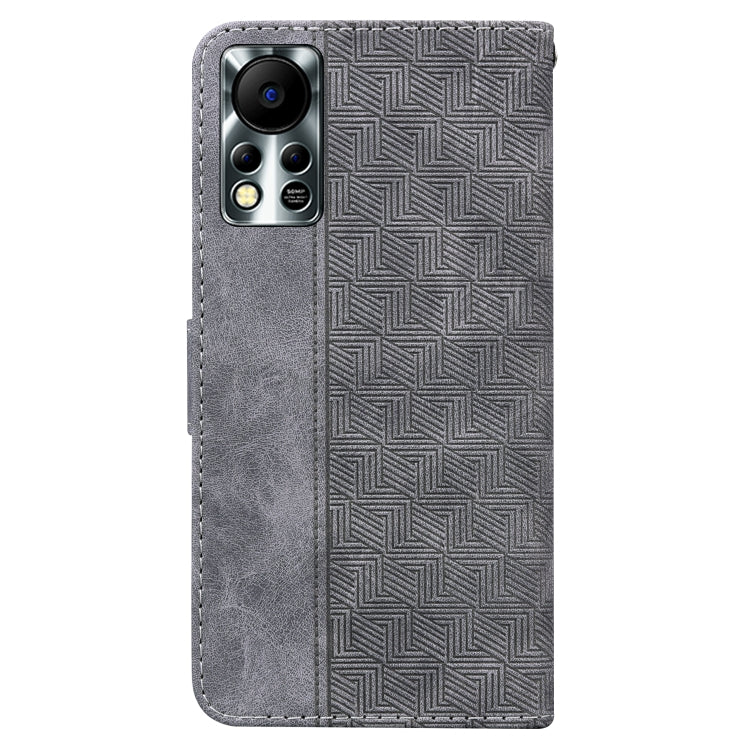 For Infinix Hot 11S NFC X6812B Geometric Embossed Leather Phone Case