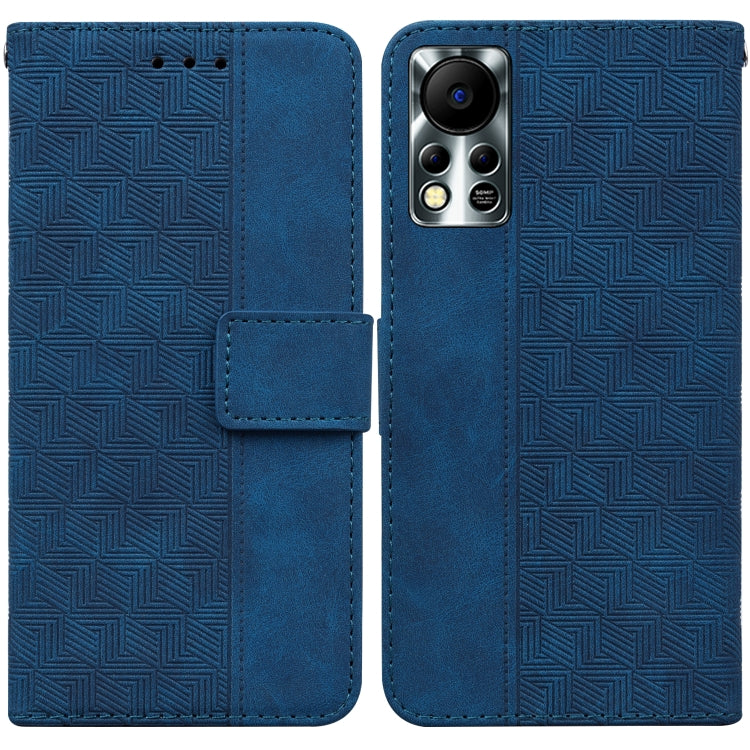 For Infinix Hot 11S NFC X6812B Geometric Embossed Leather Phone Case
