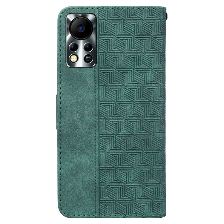 For Infinix Hot 11S NFC X6812B Geometric Embossed Leather Phone Case