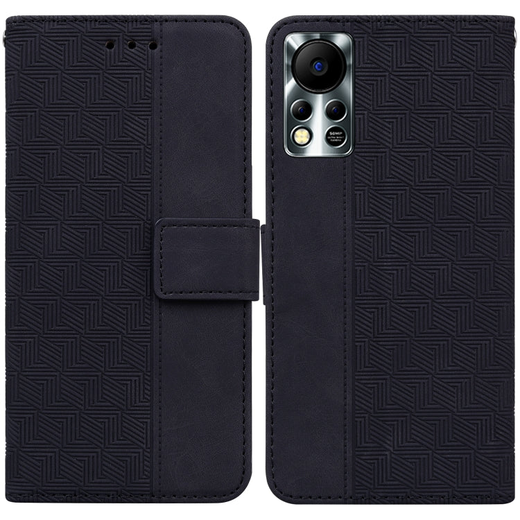 For Infinix Hot 11S NFC X6812B Geometric Embossed Leather Phone Case