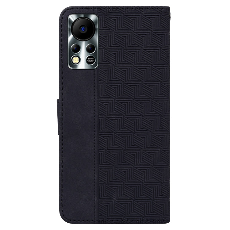 For Infinix Hot 11S NFC X6812B Geometric Embossed Leather Phone Case