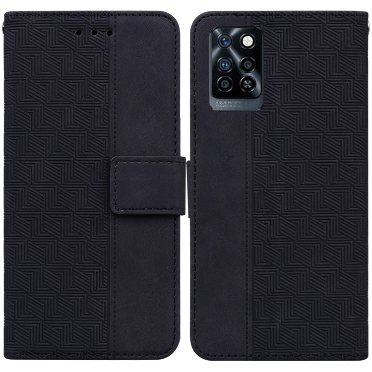 For Infinix Note 10 Pro X695 Geometric Embossed Leather Phone Case