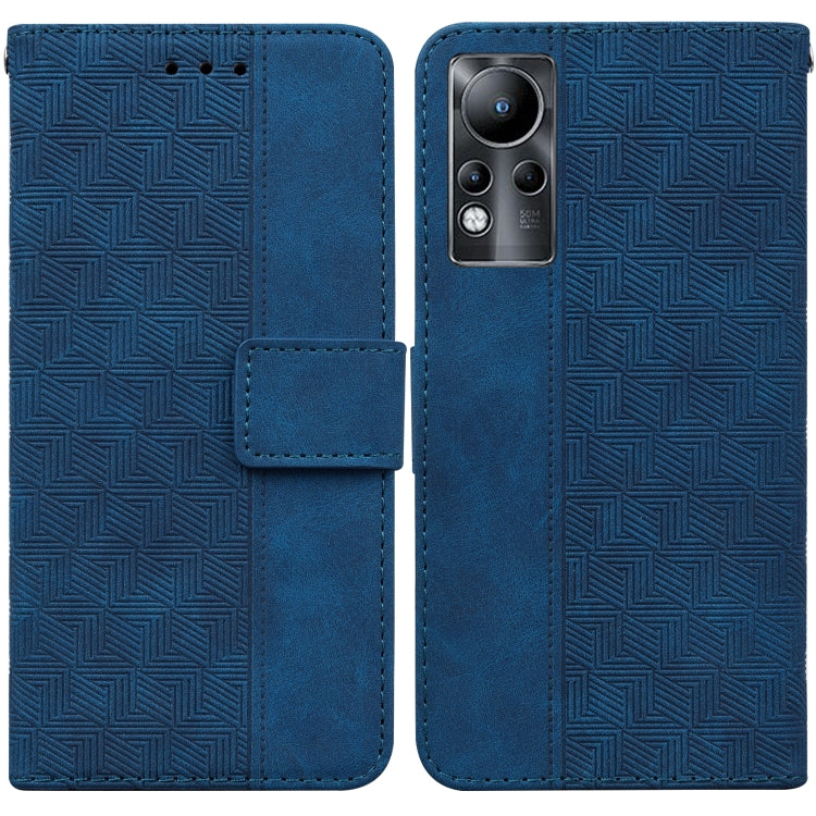 For Infinix Note 11 Geometric Embossed Leather Phone Case