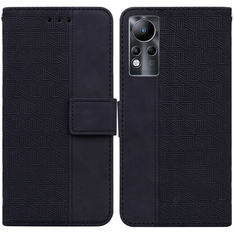 For Infinix Note 11 Geometric Embossed Leather Phone Case