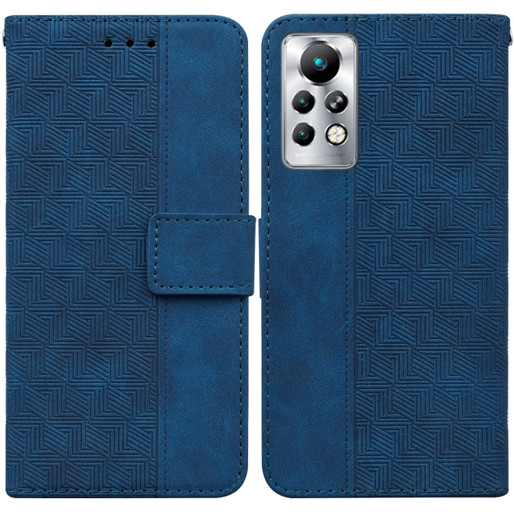 For Infinix Note 11 Pro / Note 11s Geometric Embossed Leather Phone Case
