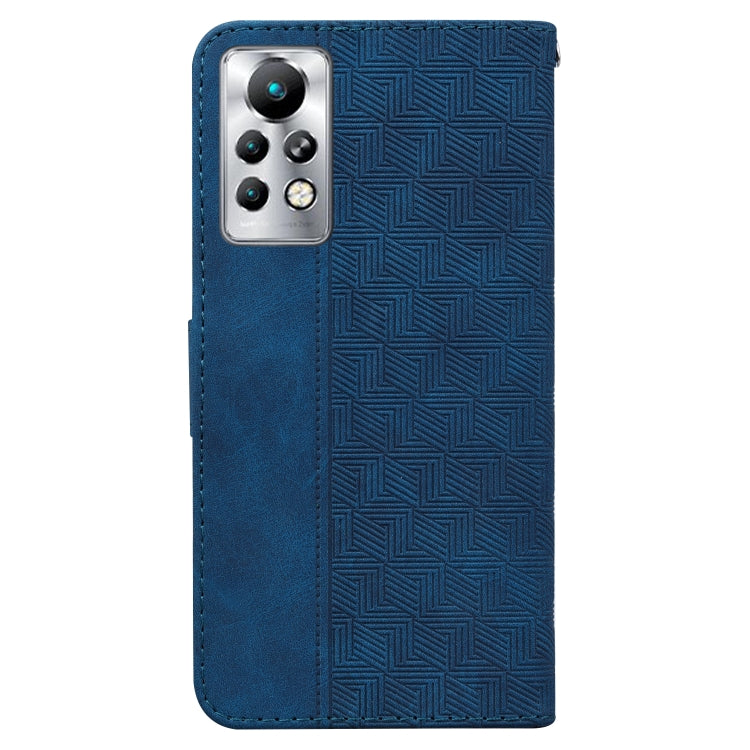 For Infinix Note 11 Pro / Note 11s Geometric Embossed Leather Phone Case