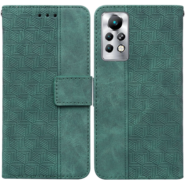 For Infinix Note 11 Pro / Note 11s Geometric Embossed Leather Phone Case