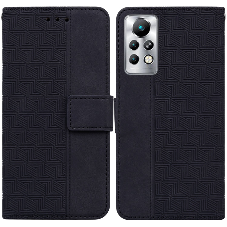 For Infinix Note 11 Pro / Note 11s Geometric Embossed Leather Phone Case