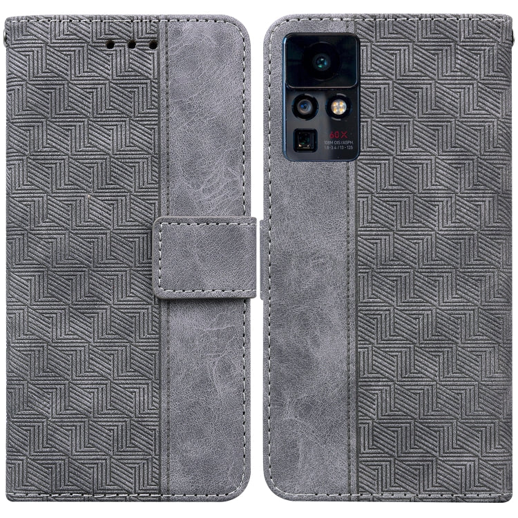 For Infinix Zero X / X Pro Geometric Embossed Leather Phone Case