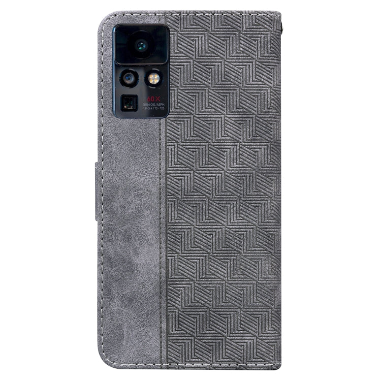 For Infinix Zero X / X Pro Geometric Embossed Leather Phone Case