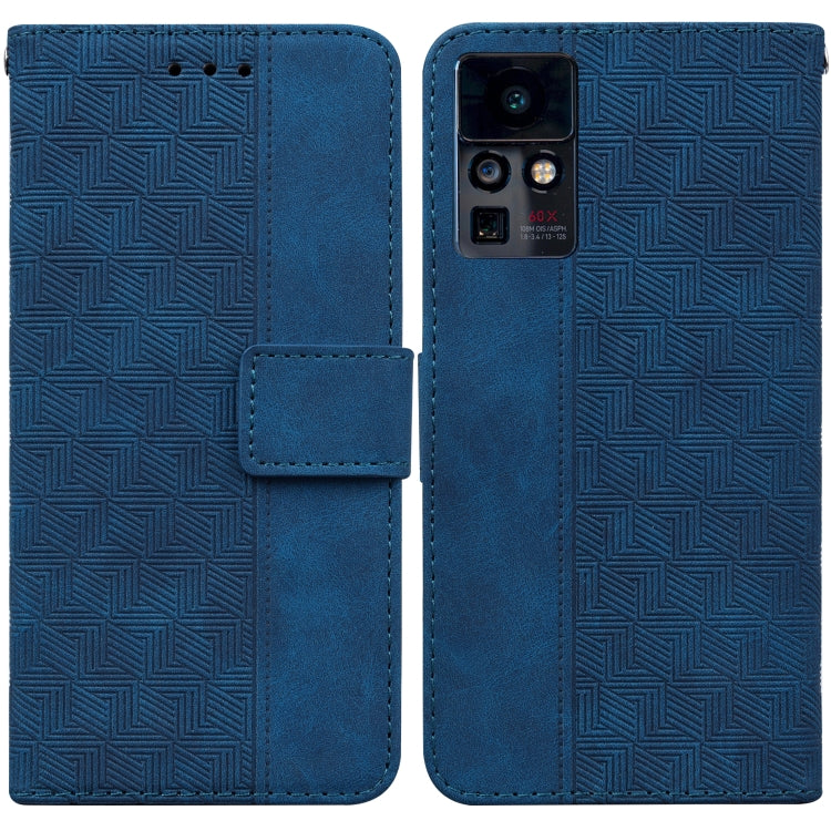 For Infinix Zero X / X Pro Geometric Embossed Leather Phone Case