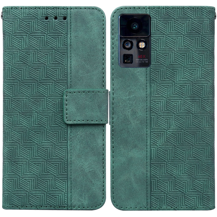 For Infinix Zero X / X Pro Geometric Embossed Leather Phone Case