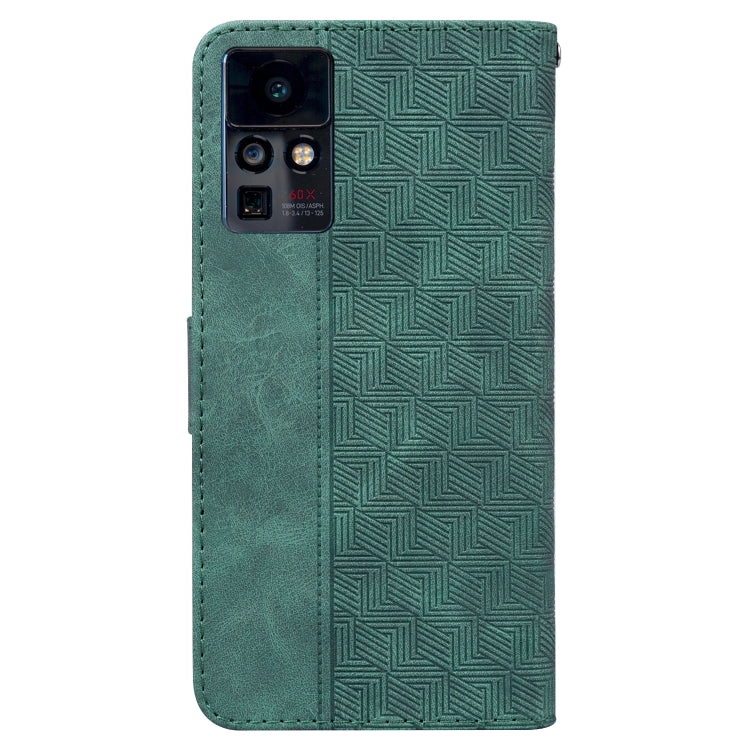 For Infinix Zero X / X Pro Geometric Embossed Leather Phone Case