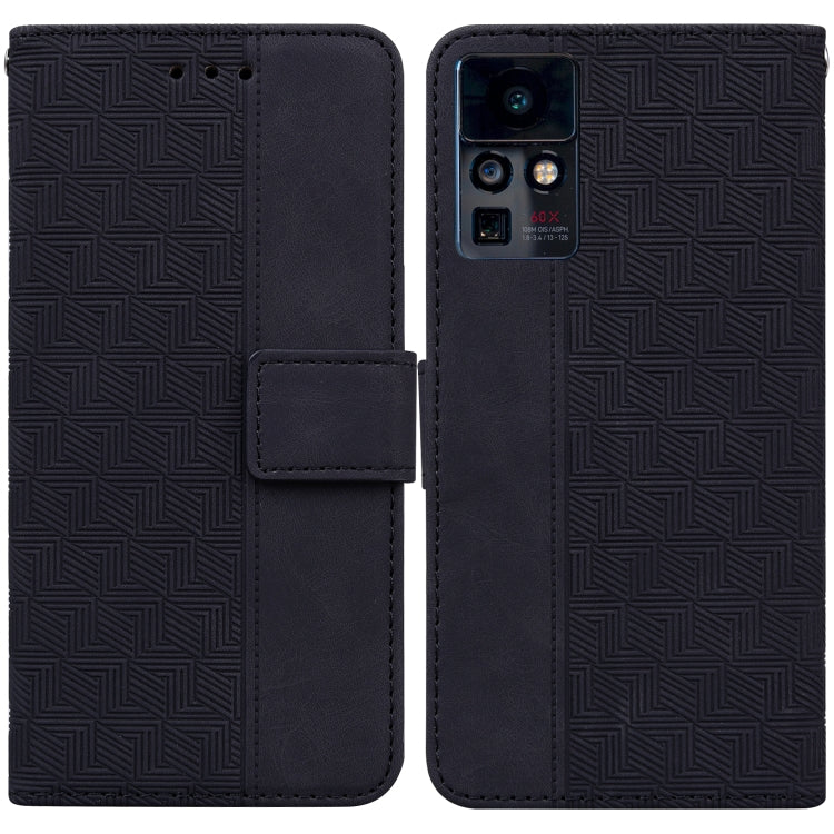 For Infinix Zero X / X Pro Geometric Embossed Leather Phone Case