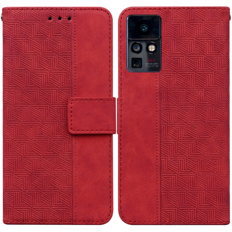 For Infinix Zero X / X Pro Geometric Embossed Leather Phone Case