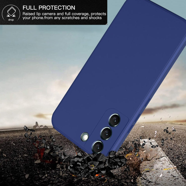 For Samsung Galaxy S22 5G Imitation Liquid Silicone 360 Full Body Phone Case