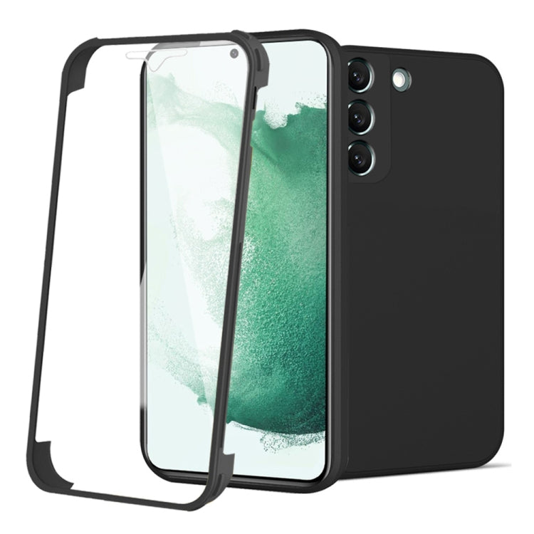 For Samsung Galaxy S22 5G Imitation Liquid Silicone 360 Full Body Phone Case