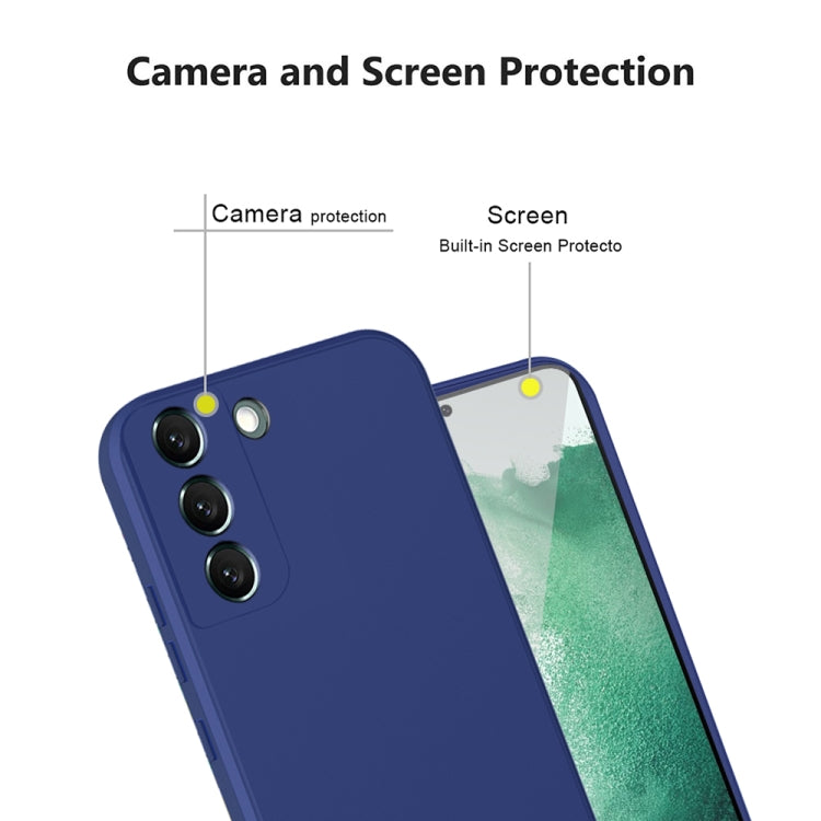 For Samsung Galaxy S22+ 5G Imitation Liquid Silicone 360 Full Body Phone Case