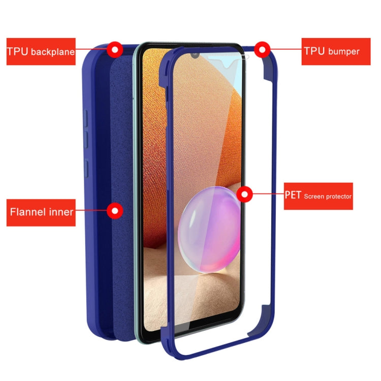 For Samsung Galaxy A32 4G Imitation Liquid Silicone 360 Full Body Phone Case