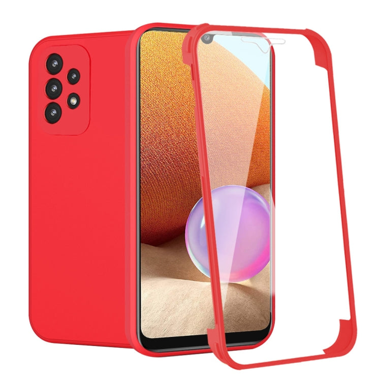 For Samsung Galaxy A32 5G Imitation Liquid Silicone 360 Full Body Phone Case
