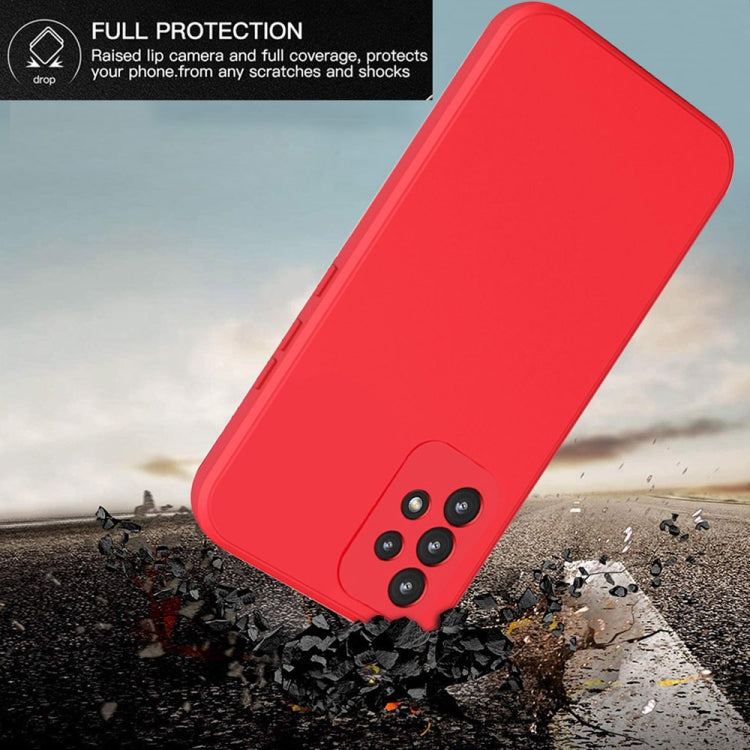 For Samsung Galaxy A32 5G Imitation Liquid Silicone 360 Full Body Phone Case