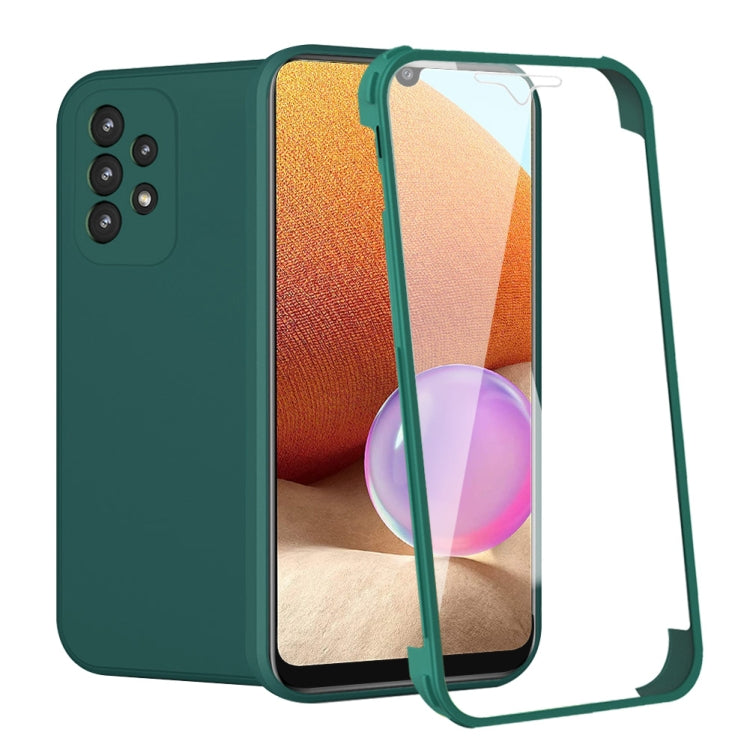 For Samsung Galaxy A32 5G Imitation Liquid Silicone 360 Full Body Phone Case