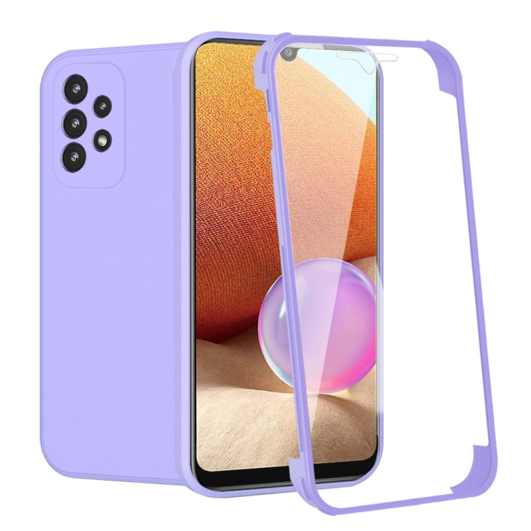 For Samsung Galaxy A32 5G Imitation Liquid Silicone 360 Full Body Phone Case