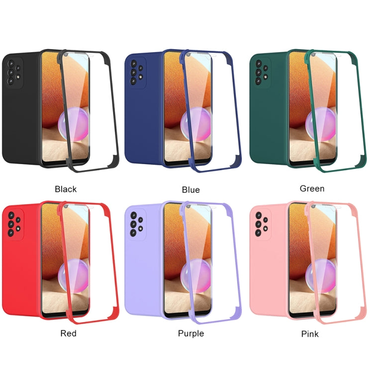 For Samsung Galaxy A32 5G Imitation Liquid Silicone 360 Full Body Phone Case