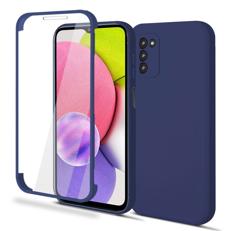 For Samsung Galaxy A03s 166.5mm Imitation Liquid Silicone 360 Full Body Phone Case