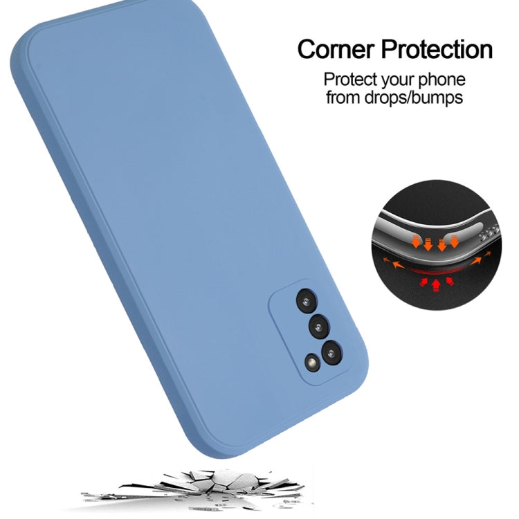 For Samsung Galaxy A03s 164.2mm Imitation Liquid Silicone 360 Full Body Phone Case