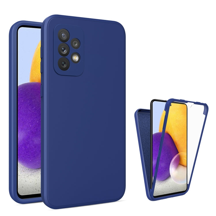 For Samsung Galaxy A52 5G / 4G / A52S Imitation Liquid Silicone 360 Full Body Phone Case