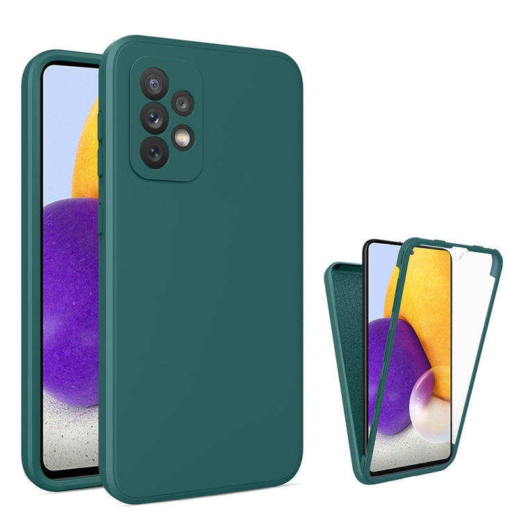 For Samsung Galaxy A52 5G / 4G / A52S Imitation Liquid Silicone 360 Full Body Phone Case