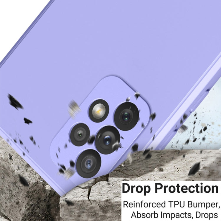 For Samsung Galaxy A52 5G / 4G / A52S Imitation Liquid Silicone 360 Full Body Phone Case